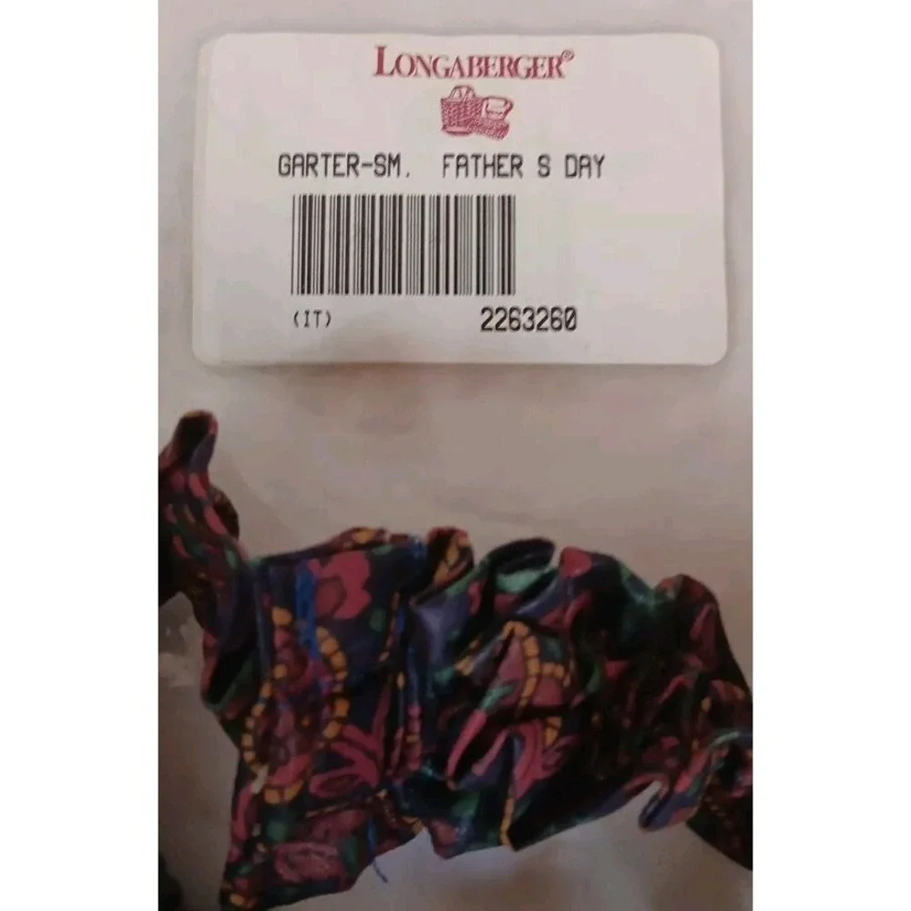 Longaberger Small Garter Mother's Day 2263255‎ And Father's Day 2363260 Floral